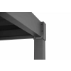 Pergola ogrodowa MIRADOR 80 Solid 3 x 2,4m Antracyt